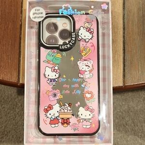 Hello Kitty Pink iPhone 14 Pro Max Case